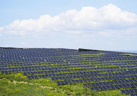 Planta fotovoltaica.