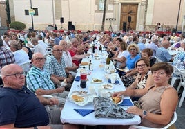 Sopar a la fresca en Catarroja.
