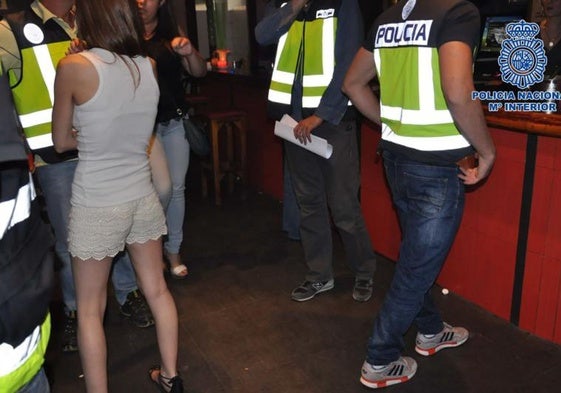 Imagen de archivo de una operación contra una red de prostitución.