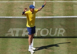 Roberto Bautista, tras lograr el triunfo