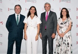 Alejandro Ríos, Ruth Merino, Manuel Broseta y Rosa Vidal.