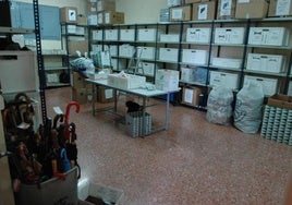 La oficina municipal de objetos perdidos de Valencia.