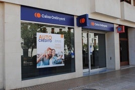 Una oficina de Caixa Ontinyent.