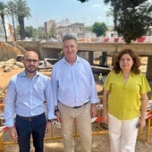 El conseller de Medio Ambiente visita las obras en Algemesí.