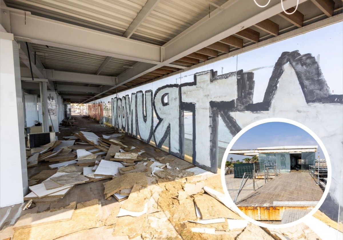 El interior del enclave de la Marina, a la espera de la intervención.