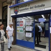 Una administración de Loterías en una imagen de archivo.