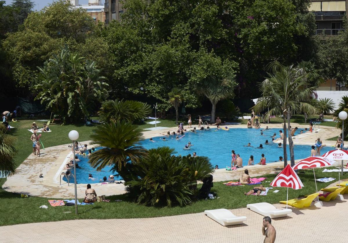 La piscina de La Hípica, este sábado.