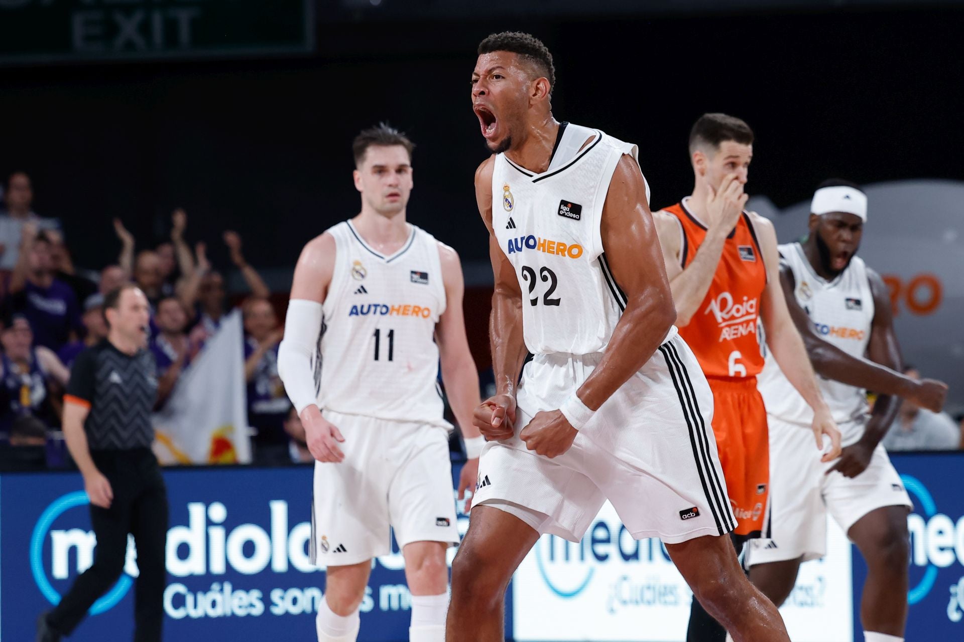 FOTOS | Así ha sido el segundo partido de la final de la ACB entre el Valencia Basket y el Real Madrid