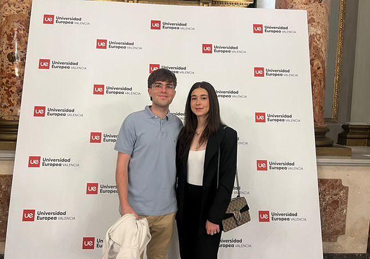 Alejandro Vilar y Celeste Arilla, estudiantes de la Universidad Europea.