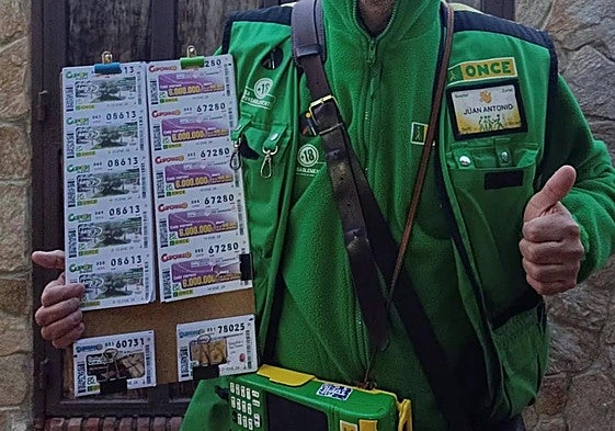 Venta de cupones de la ONCE.