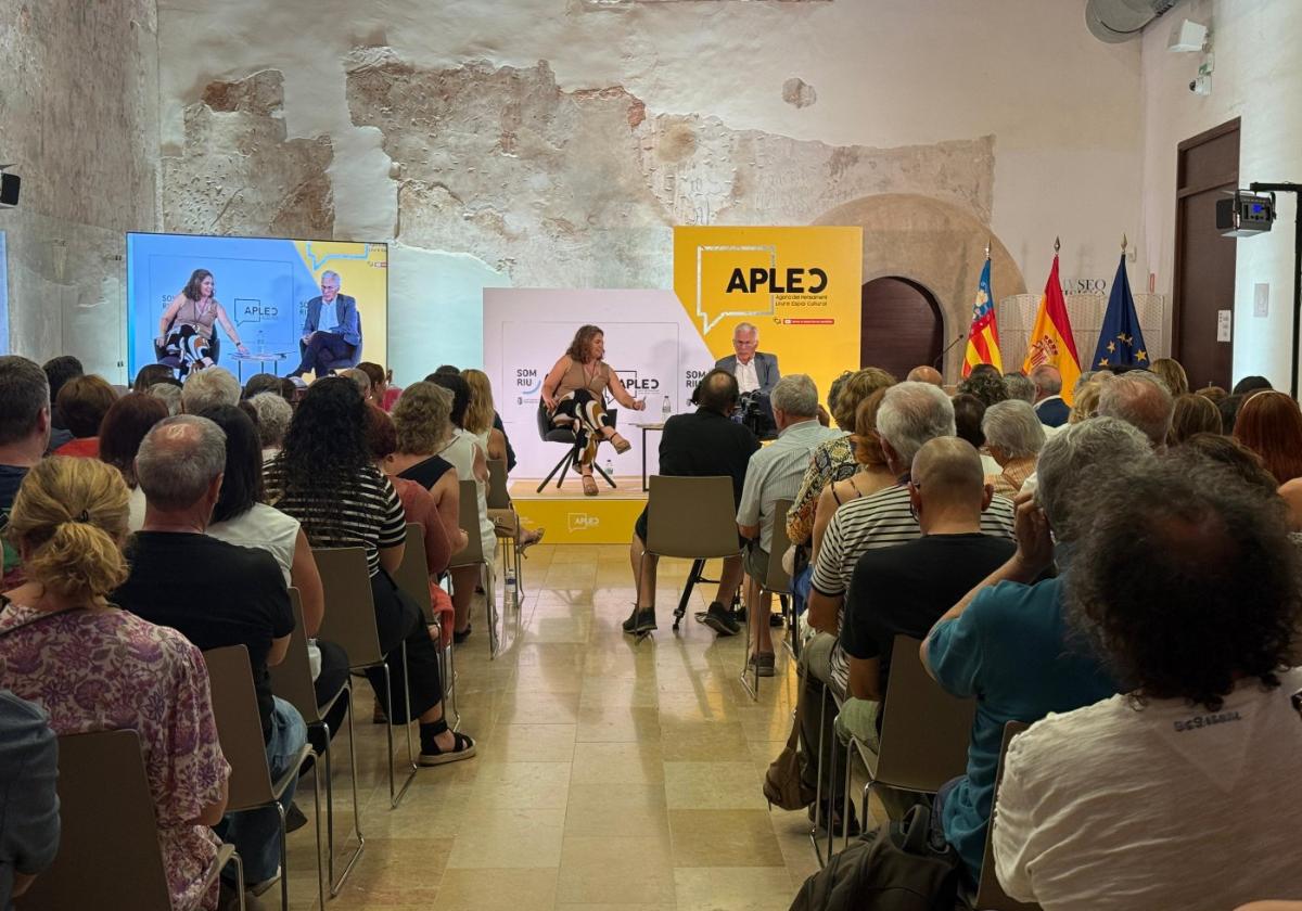 El jurista Baltasar Garzón, durante su intervención en Riba-roja de Túria.
