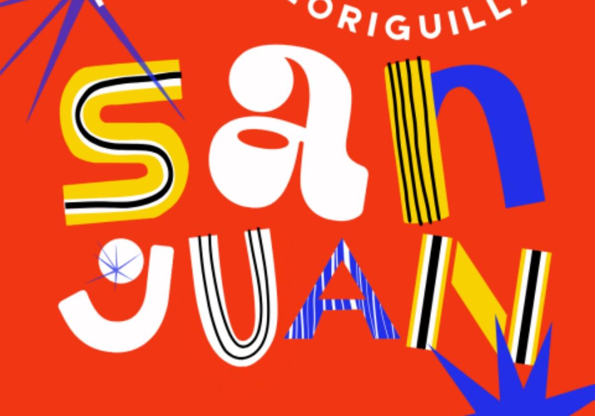 Detalle del cartel de las fiestas de San Juan de Loriguilla.