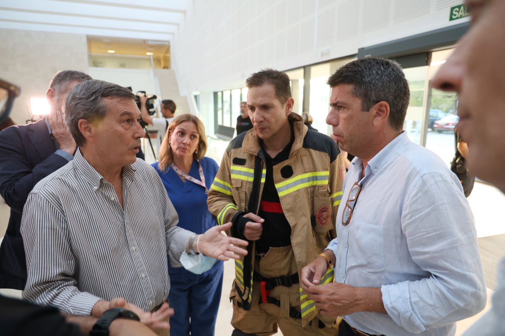FOTOS | Incendio en el Hospital La Fe de Valencia