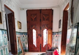 Una de las casas con gran valor patrimonial afectadas en proceso de restauración.
