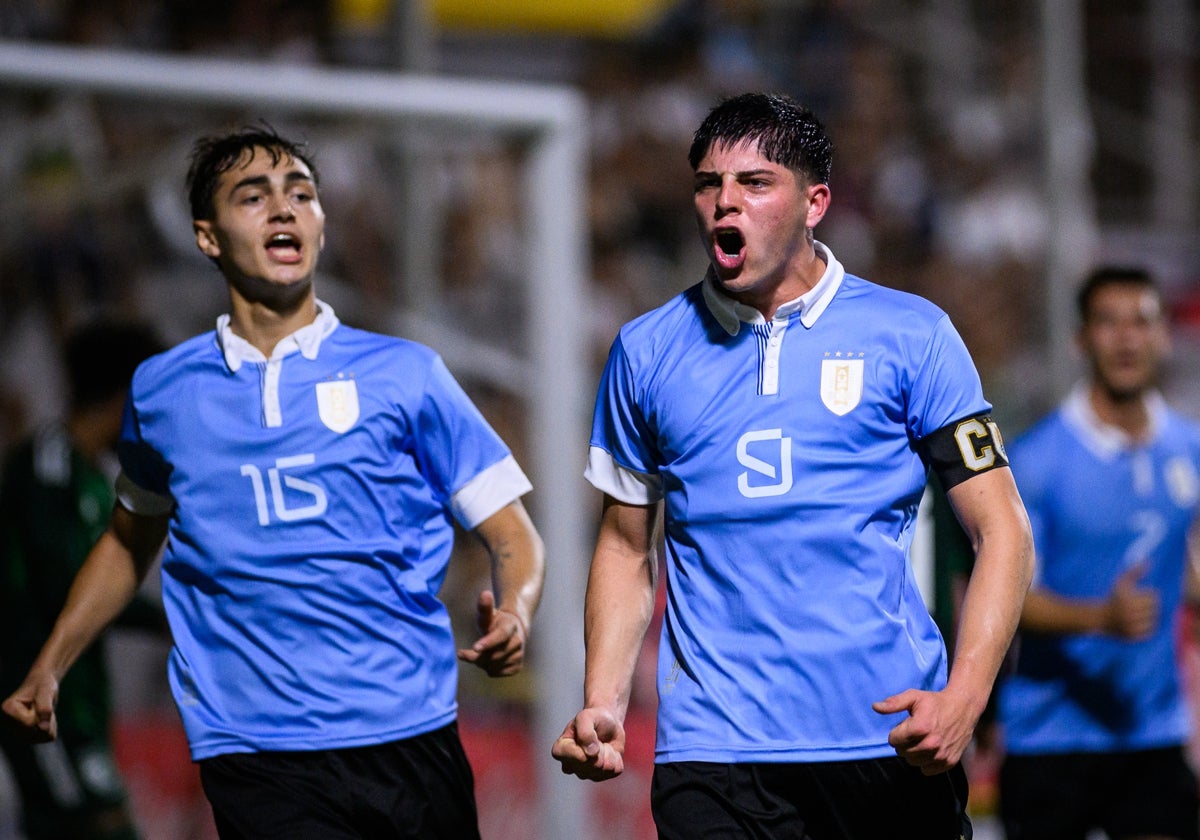 Jugadores de Uruguay, durante la edición anterior.