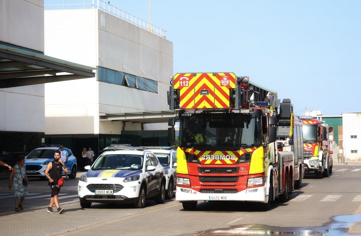 FOTOS | Incendio en el Hospital La Fe de Valencia
