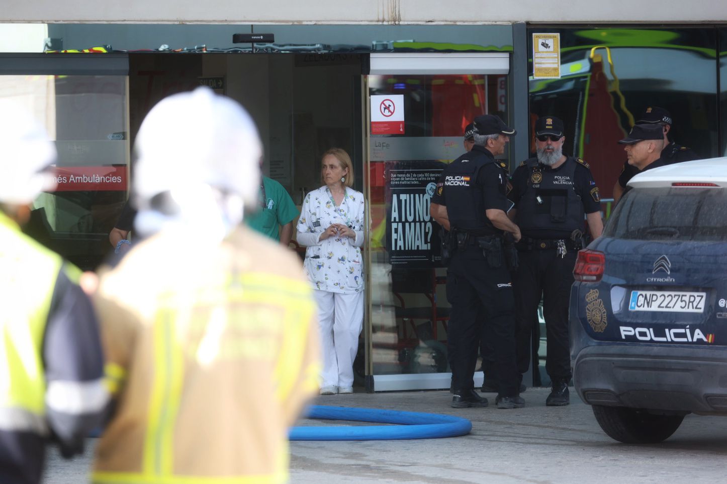 FOTOS | Incendio en el Hospital La Fe de Valencia