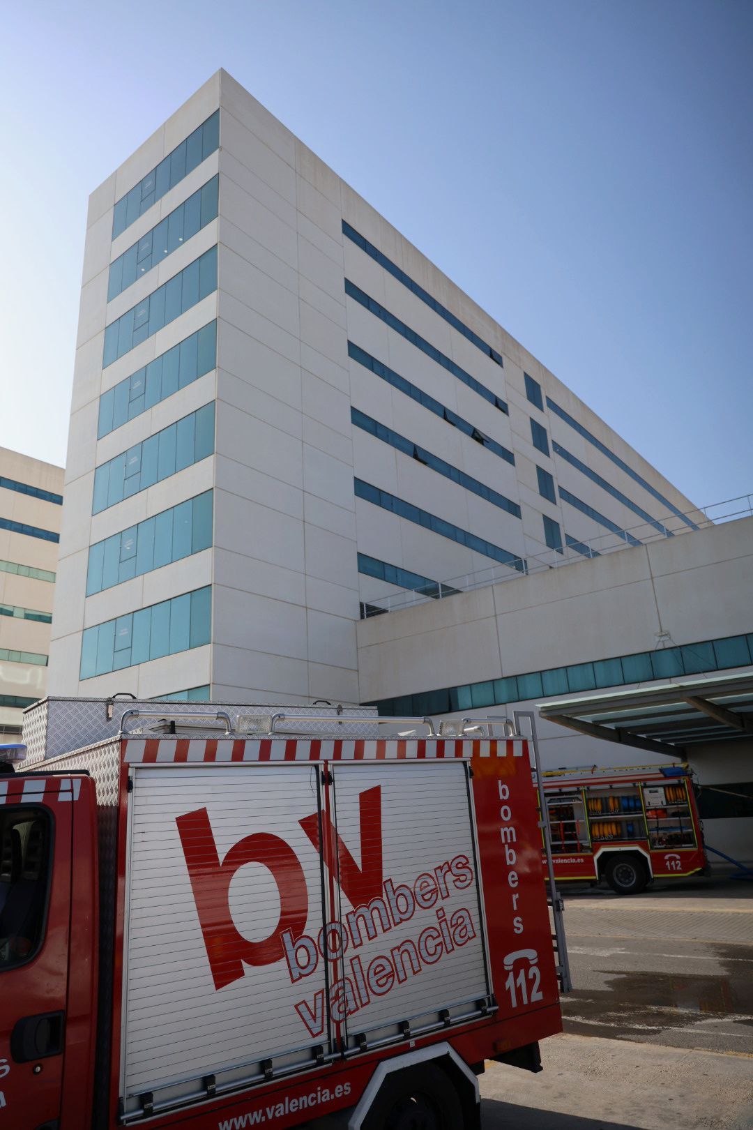 FOTOS | Incendio en el Hospital La Fe de Valencia