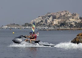 Imagen de archivo de una moto de agua.