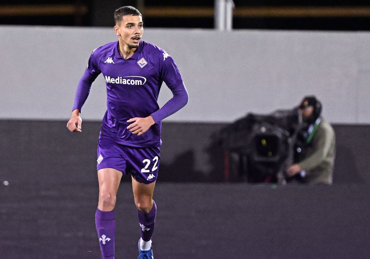 Matías Moreno, durante un partido.