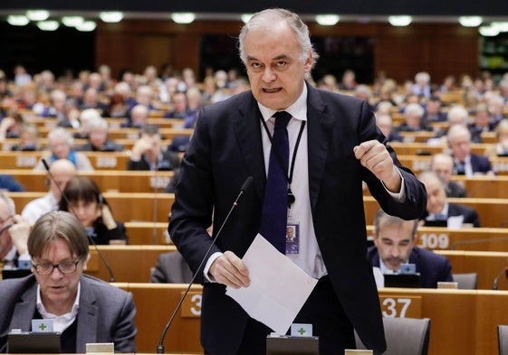 González Pons en una intervención en el Parlamento Europeo.