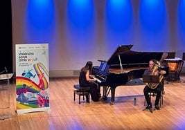 Actuación en el Palau de la Música.