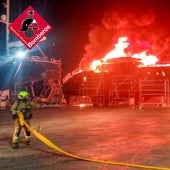 Imagen del incendio.