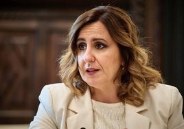 Maria José Catalá, en una entrevista con LAS PROVINCIAS.