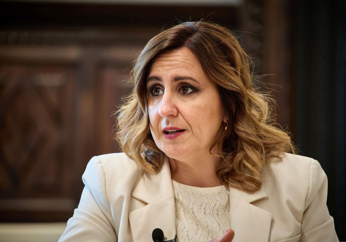 Maria José Catalá, en una entrevista con LAS PROVINCIAS.