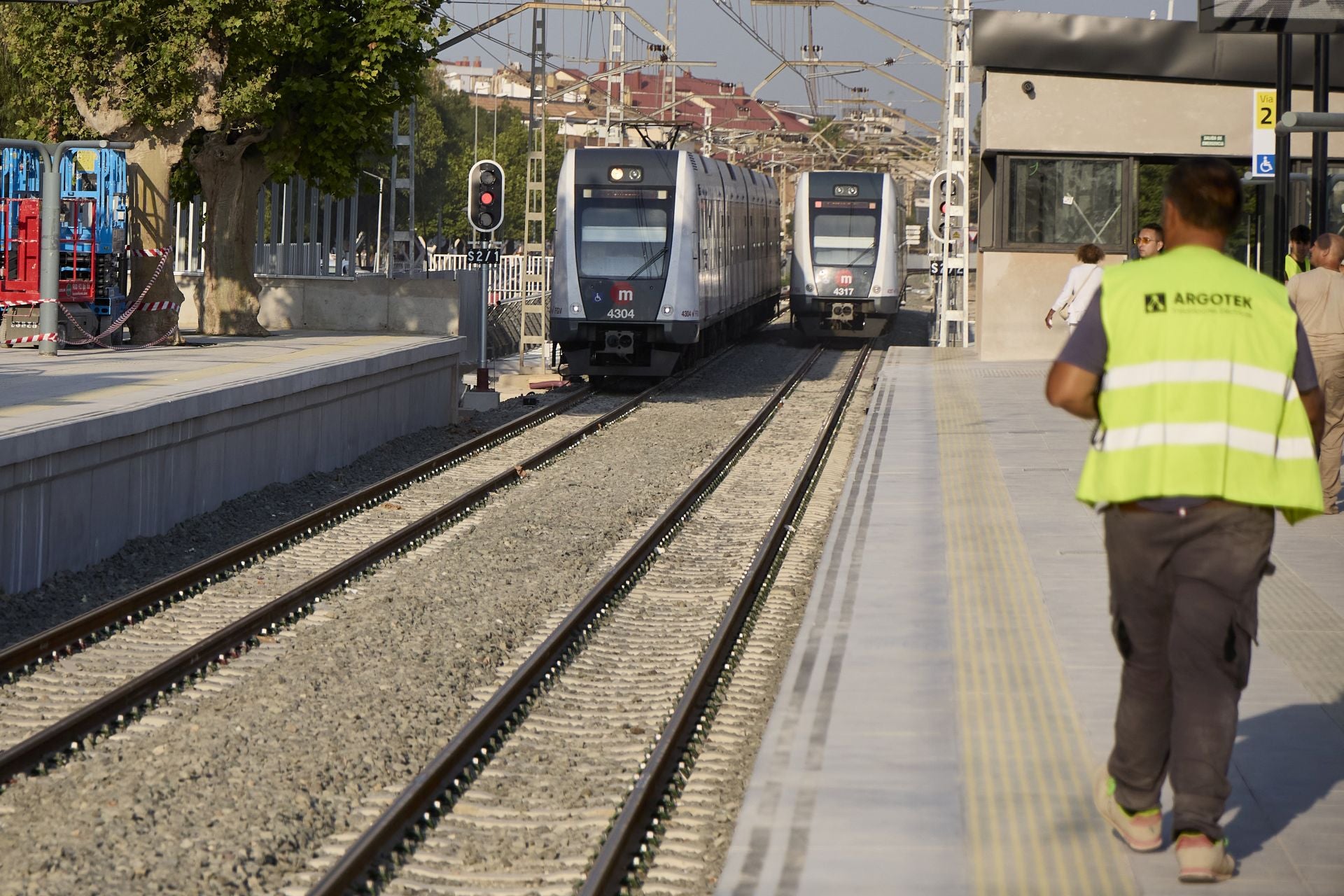 Todas las imágenes de apertura del metro en la zona cero de la dana