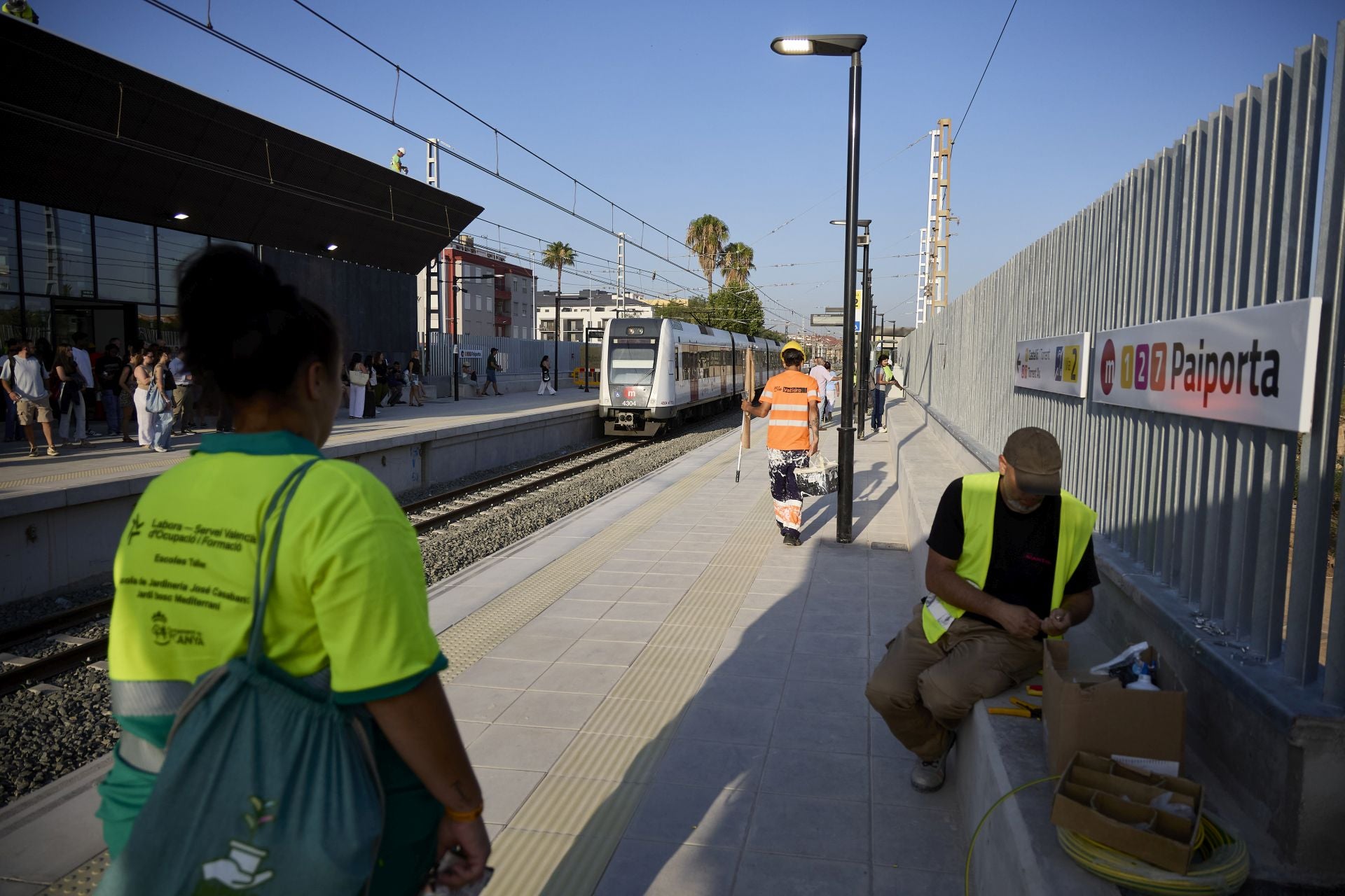 Todas las imágenes de apertura del metro en la zona cero de la dana