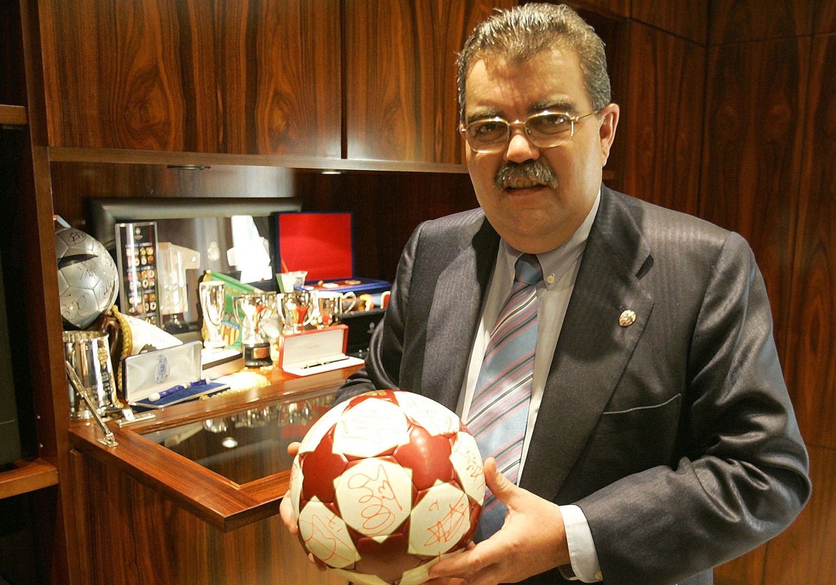 Juan Bautista Soler, durante su etapa como presidente del Valencia.