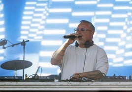Juan Magan actuando en el BigSound.