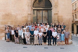 Participantes en la Asamblea general del Fons Valencià, celebrada en Xàtiva.