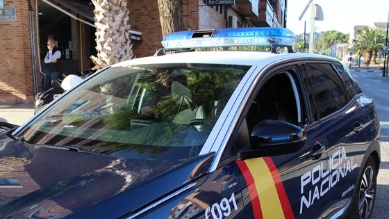 Un coche patrulla de la Policía Nacional.