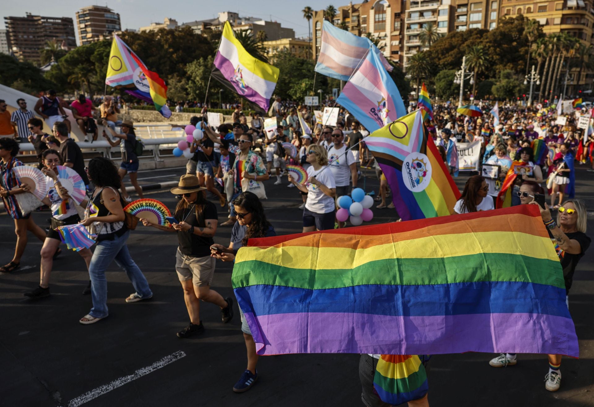 FOTOS | Manifestación del Orgullo 2025 en Valencia