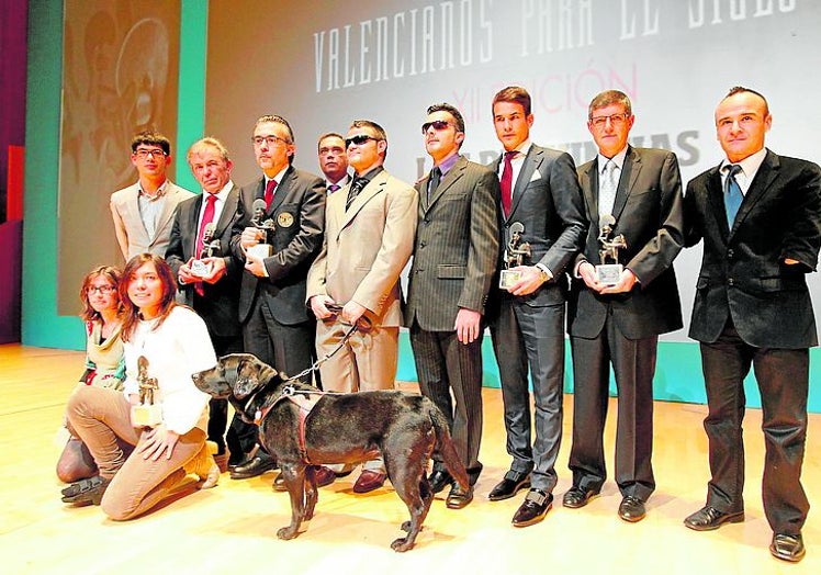 Galardonados de la edición de 2012.