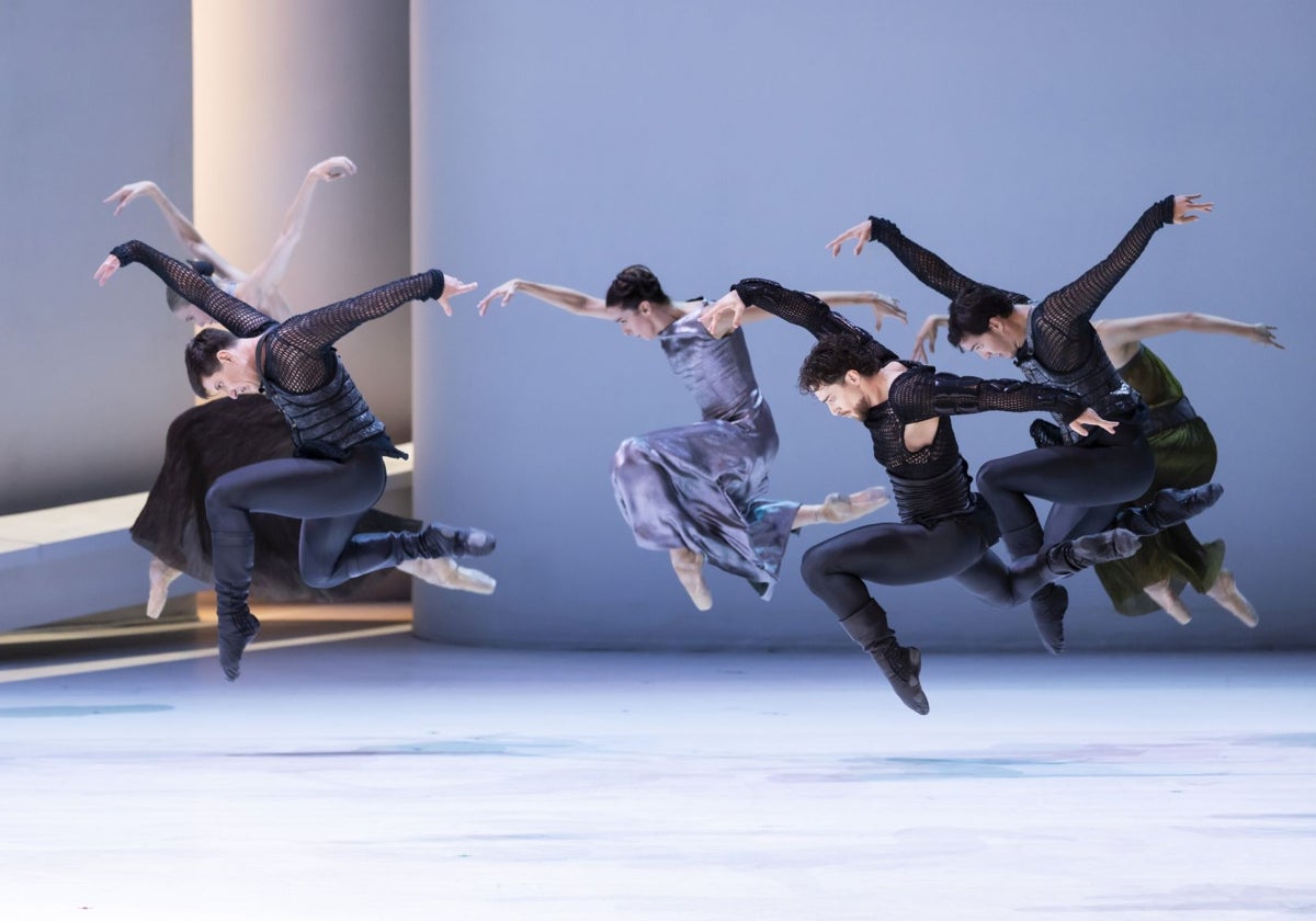 Escena del espectáculo en Les Arts.