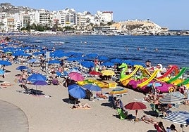 Playa de Benidorm.