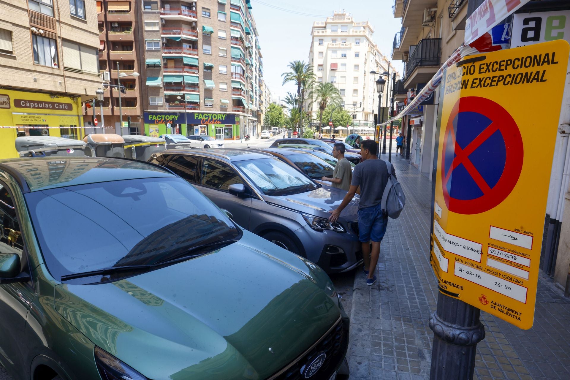 FOTOS | La avenida Pérez Galdós, lista para arrancar las obras de remodelación