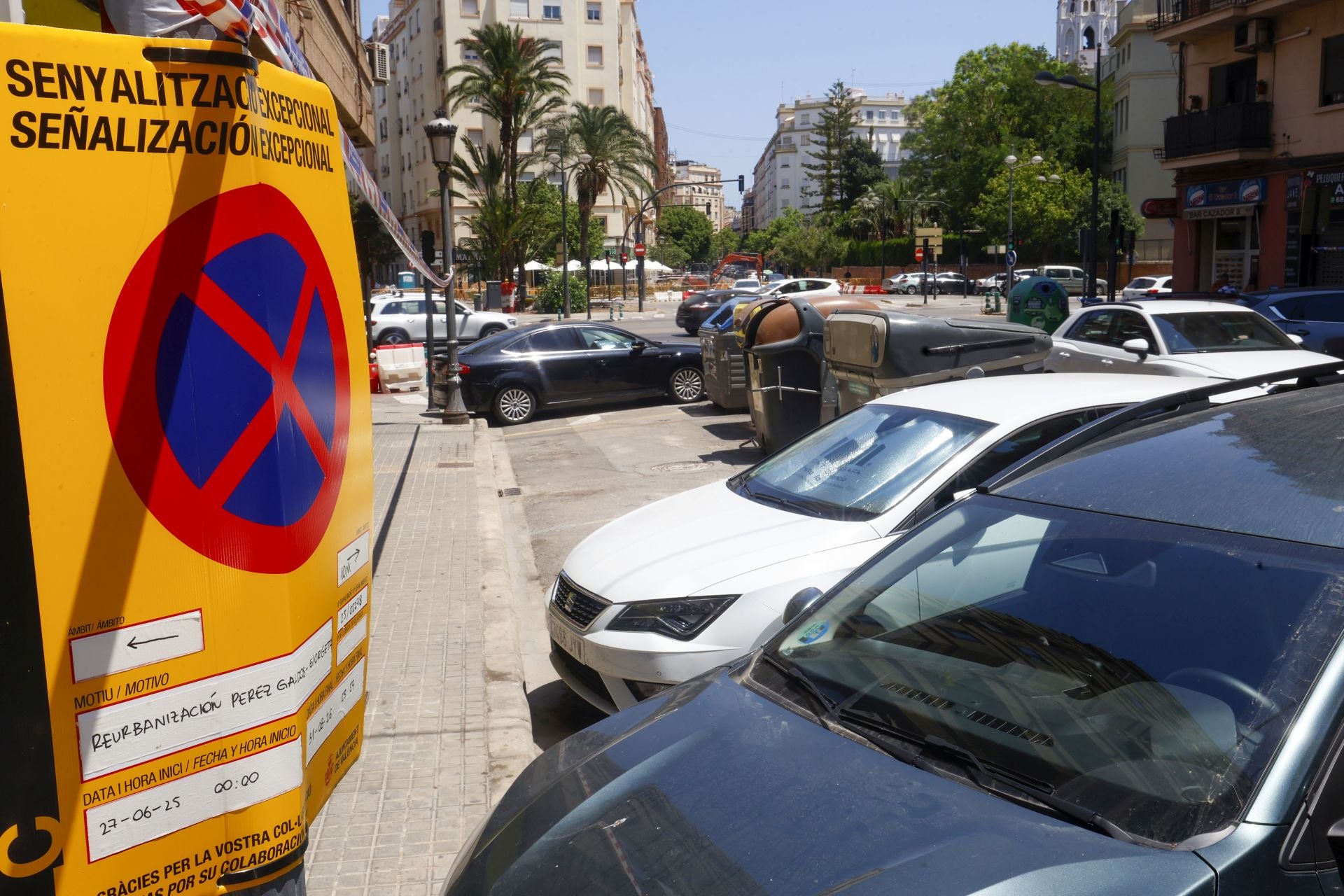 FOTOS | La avenida Pérez Galdós, lista para arrancar las obras de remodelación