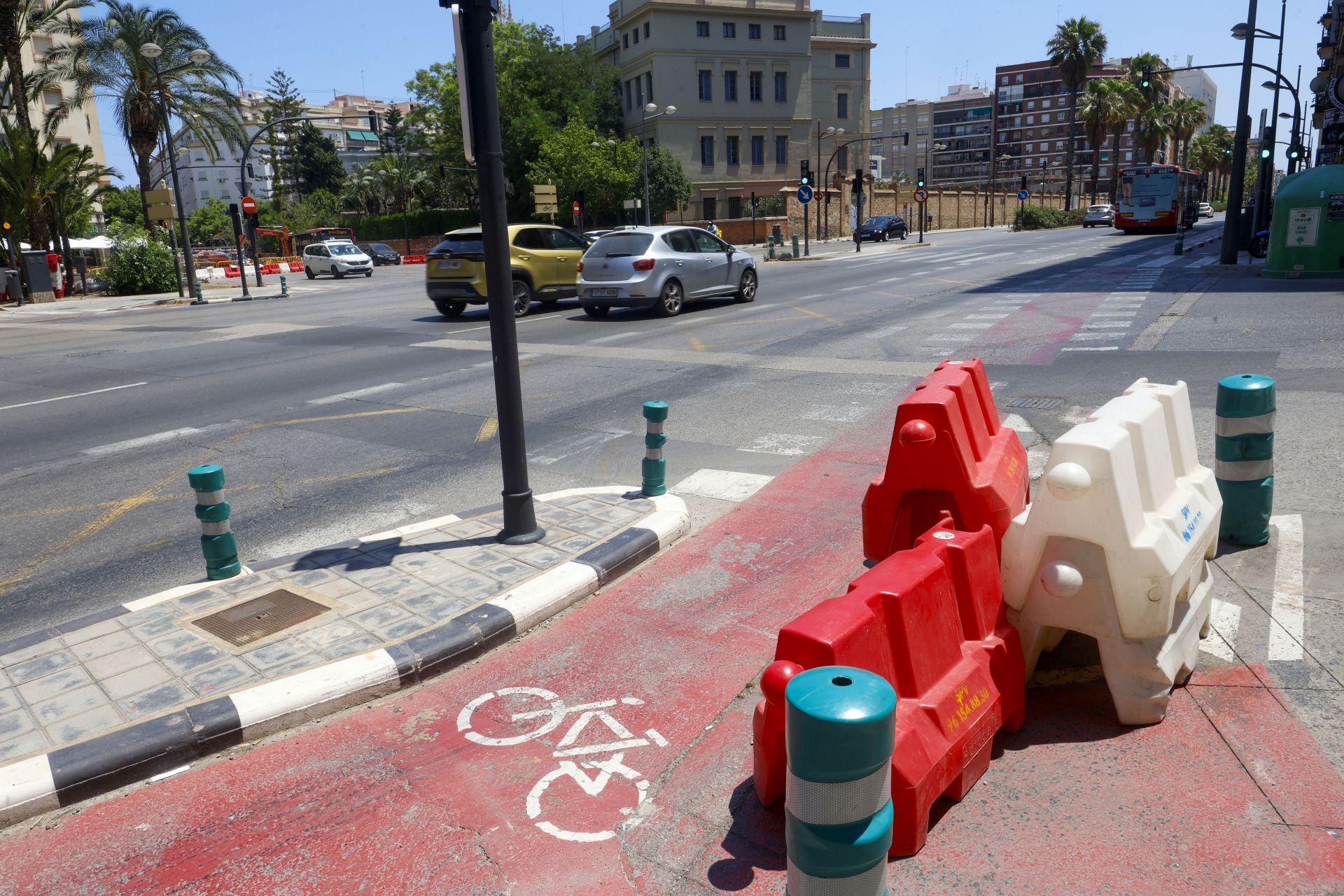FOTOS | La avenida Pérez Galdós, lista para arrancar las obras de remodelación