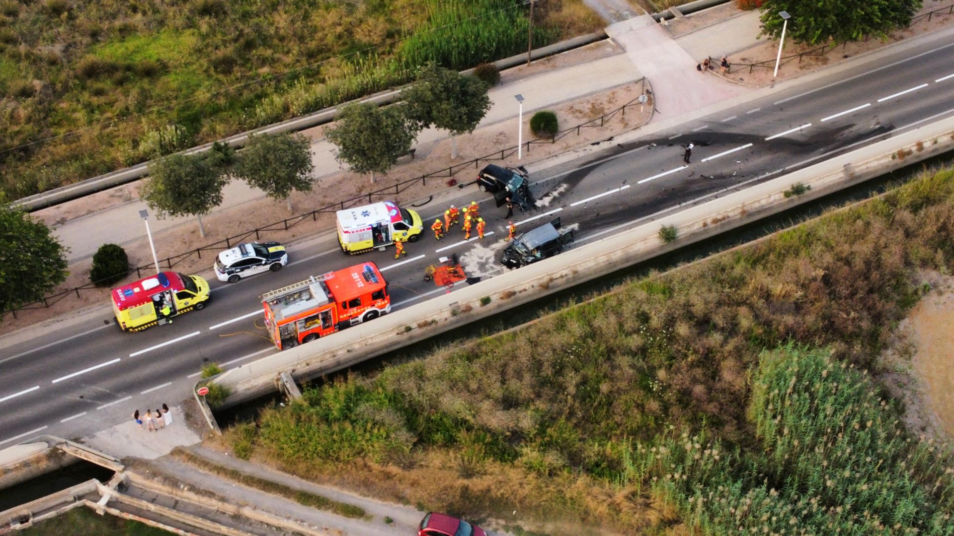Muere un matrimonio en un accidente en Puçol