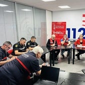 Un momento de la reunión del Cecopi el día 29 de octrubre.