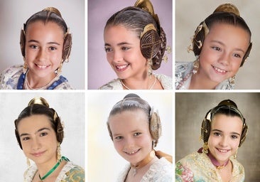 Las primeras candidatas a fallera mayor infantil de Valencia 2026