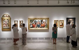 La nueva sala dedicada a Joan de Joanes en el Museo de Bellas Artes de Valencia.