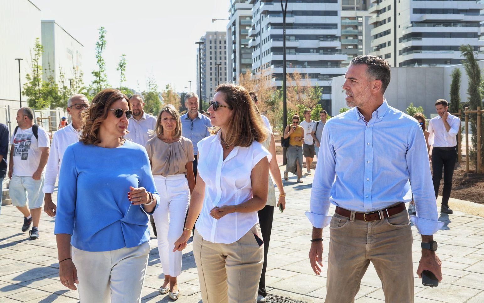 Visita a las obras del parque Roig Arena