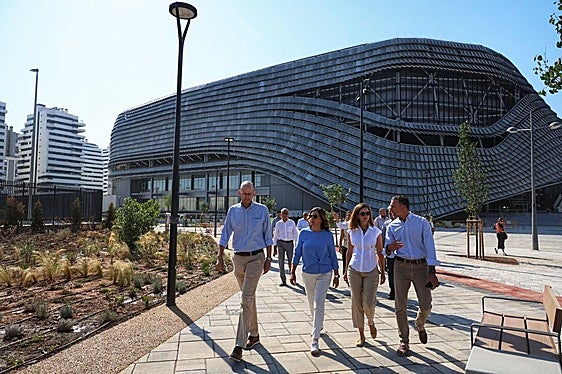 Visita a las obras del parque Roig Arena