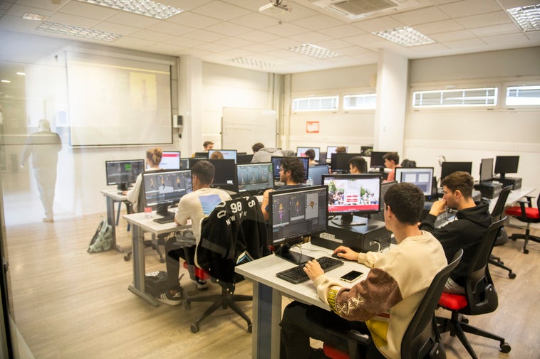 Alumnos del Grado de Videojuegos.