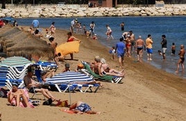 Una de las playas de Dénia.
